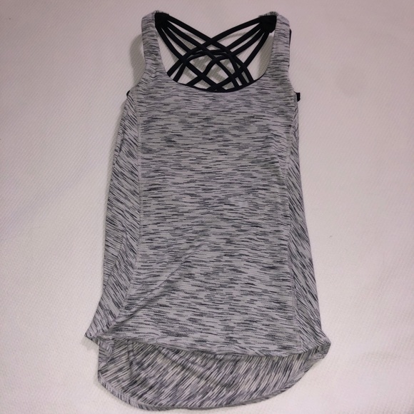 Lululemon Open Back Tank Top with Built-In Bra - Picture 3 of 5